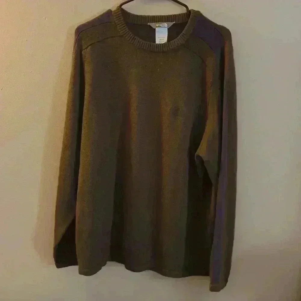 The North Face knitted sweater, green, XL